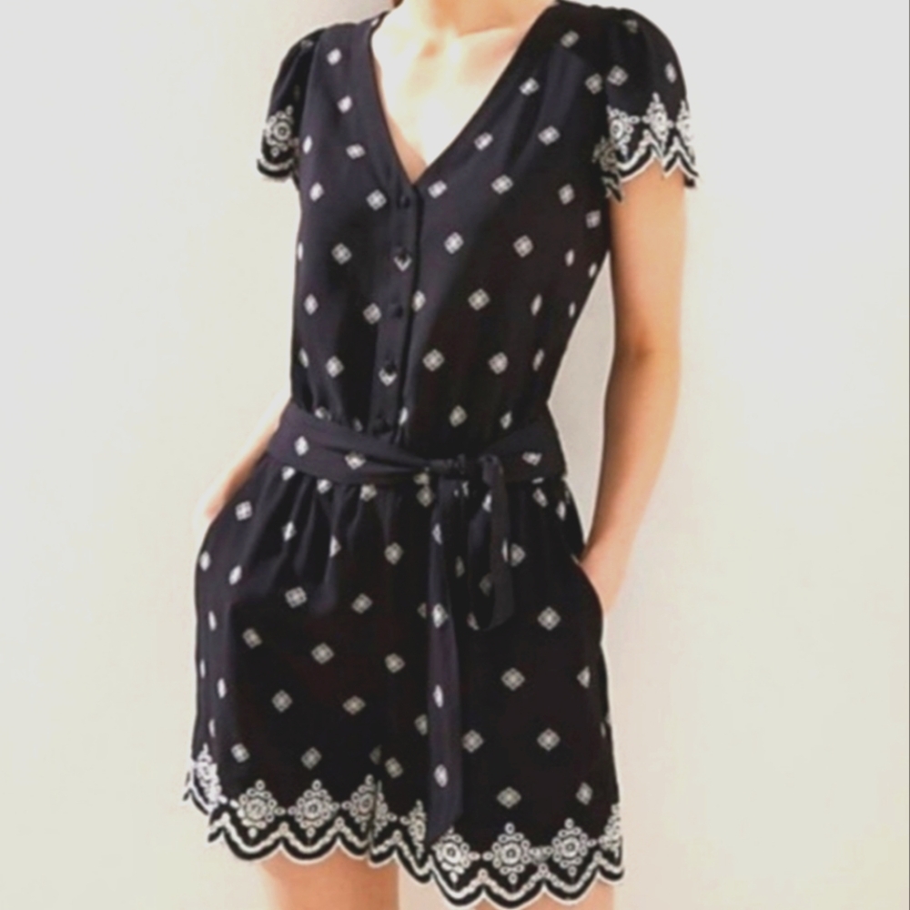 Loft Embroidered Romper